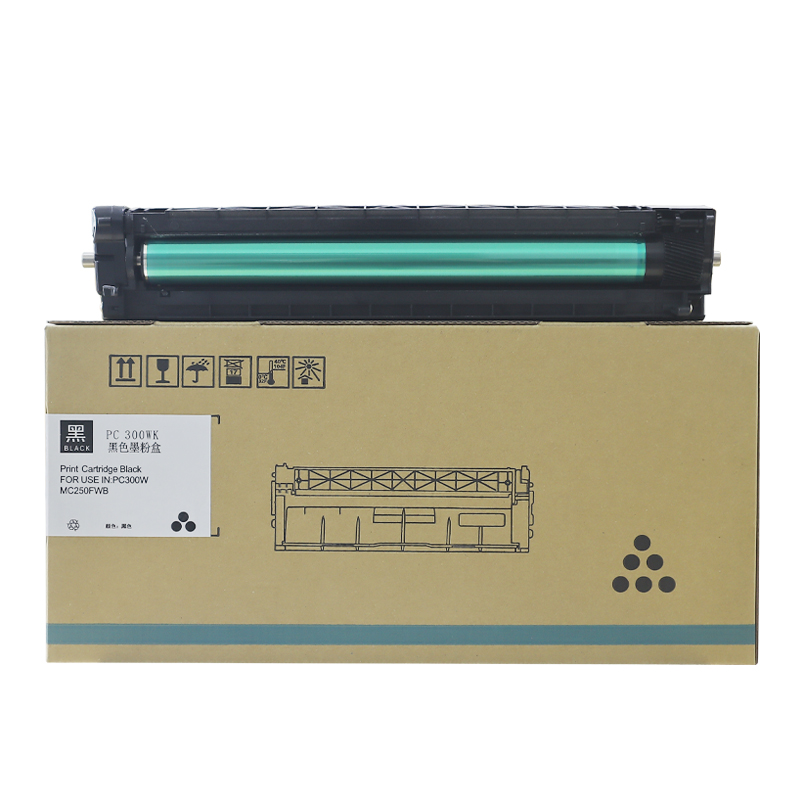 PC 300W K Print Cartridge Black Compatible for Ricoh PC300W MC250FWB Toner Cartridge