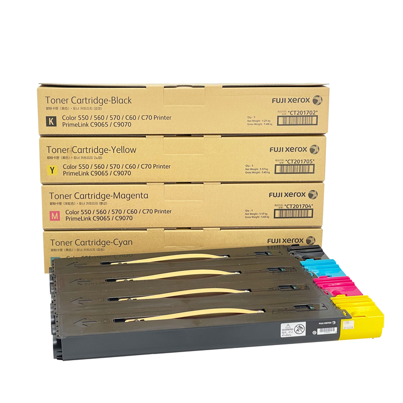 Original C550 Color Toner for Xerox 550 560 570 C60 C70 C9065 C9070 CT201702 CT201704 Toner Cartridges factory