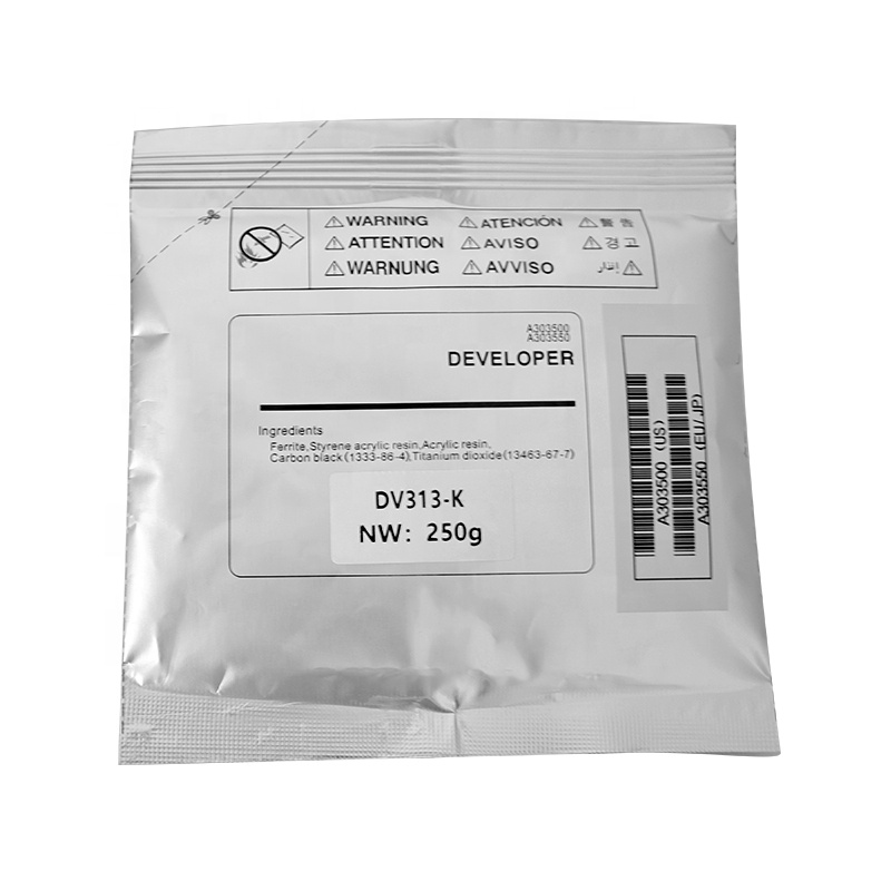 Original Quality Developer Toner DV313 Compatible Developer for Use in Konica Minolta Bizhub C220 C258 C308 C368 C458 C558 C658