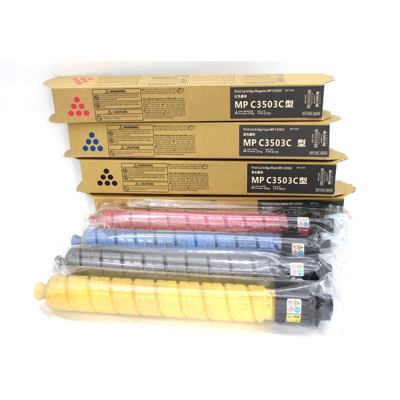 New Compatible Hot Selling Empty Toner Bottles for Ricoh MPC3003 C3004 C3503 C3504  Copier Parts Toner Cartridge